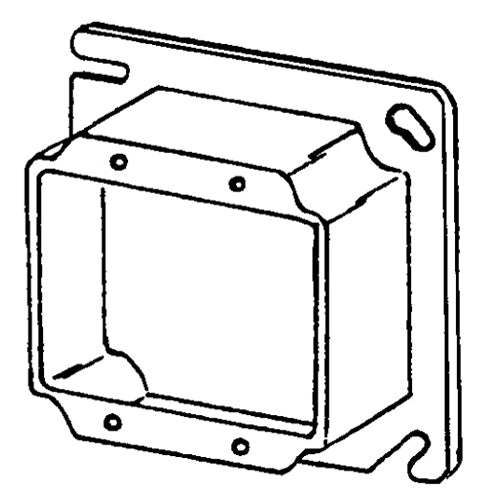 4 IN SQ CVR 1/2" IN 2G MR