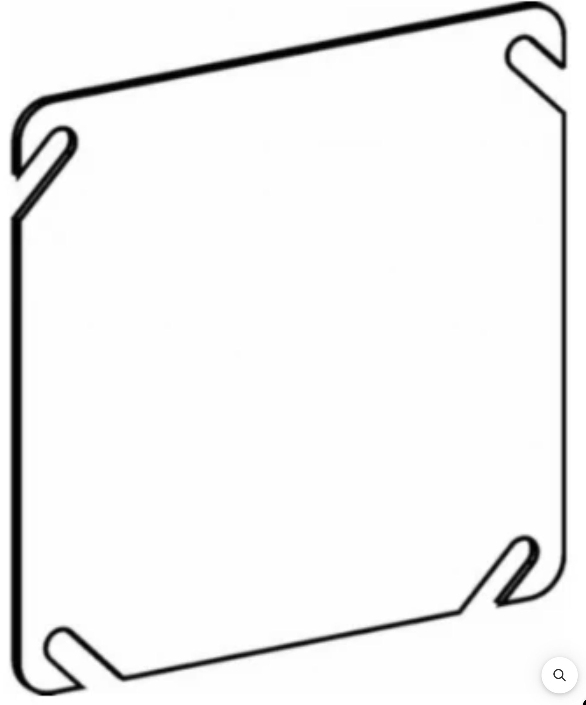 4-IN SQ BLANK COVER