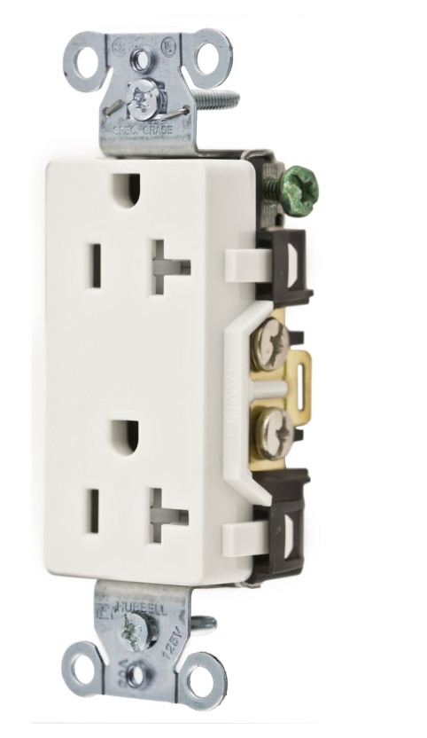 Hubble 20A 125V 2P3W DPLX RCP