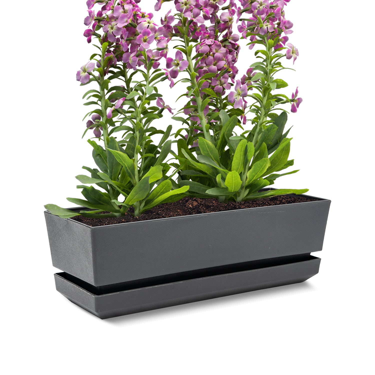 Rectangular Pot 12" L30 Textured Finish - Artistic Line