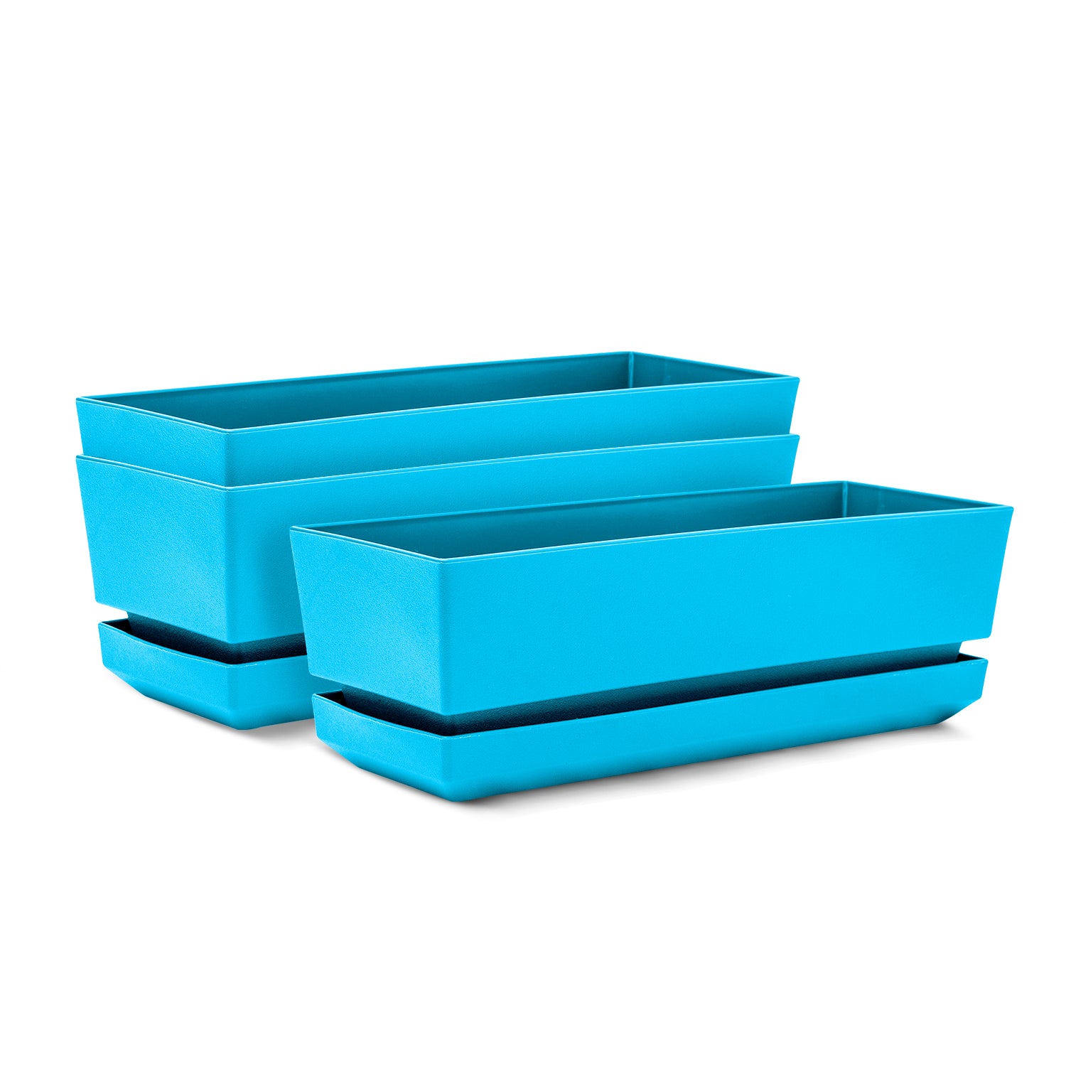 Rectangular Pot 12" L30 Textured Finish - Artistic Line