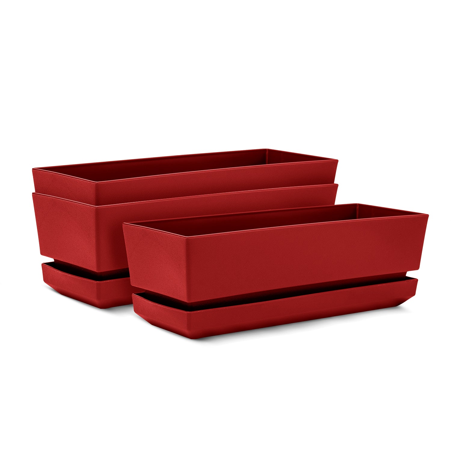 Rectangular Pot 12" L30 Textured Finish - Artistic Line