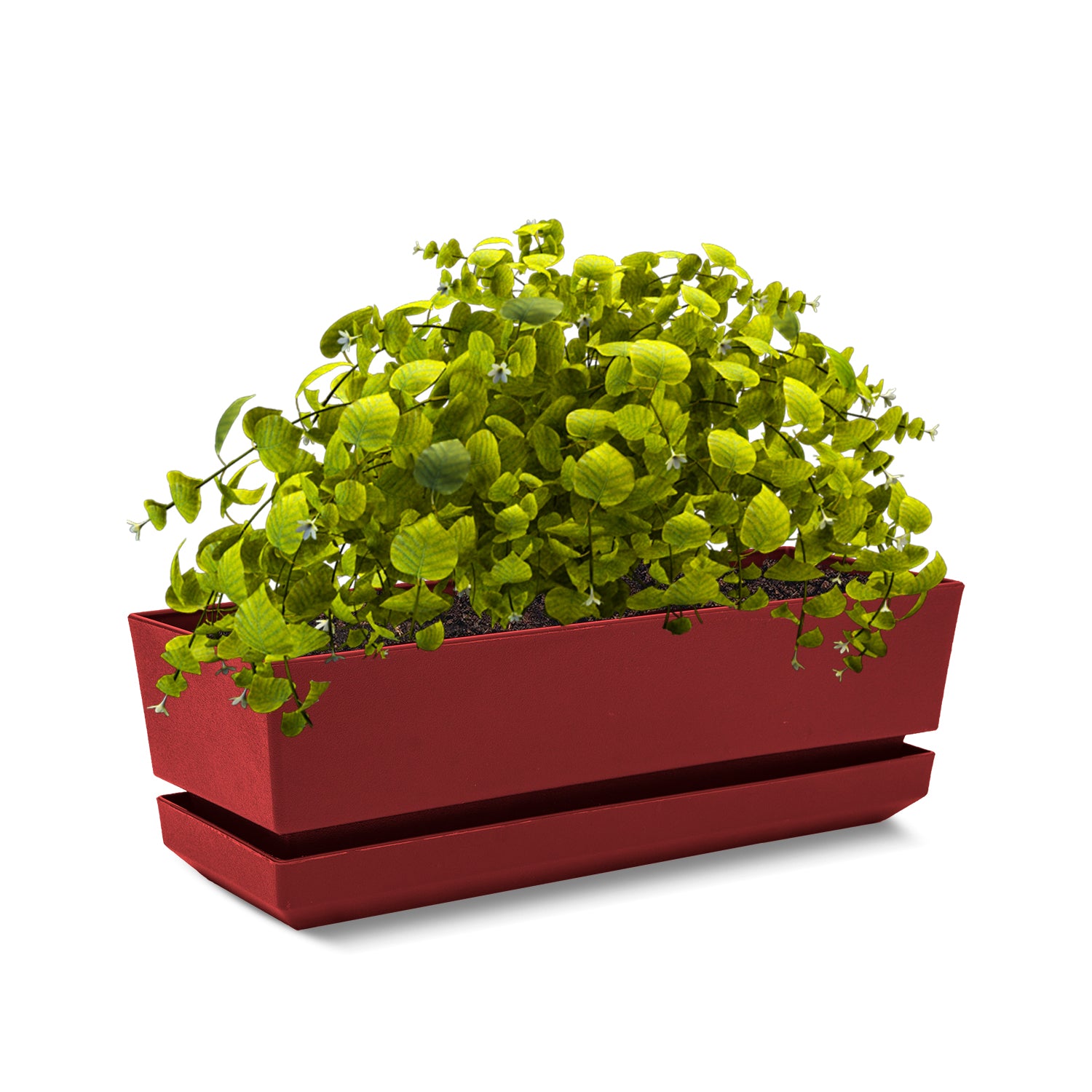 Rectangular Pot 12" L30 Textured Finish - Artistic Line