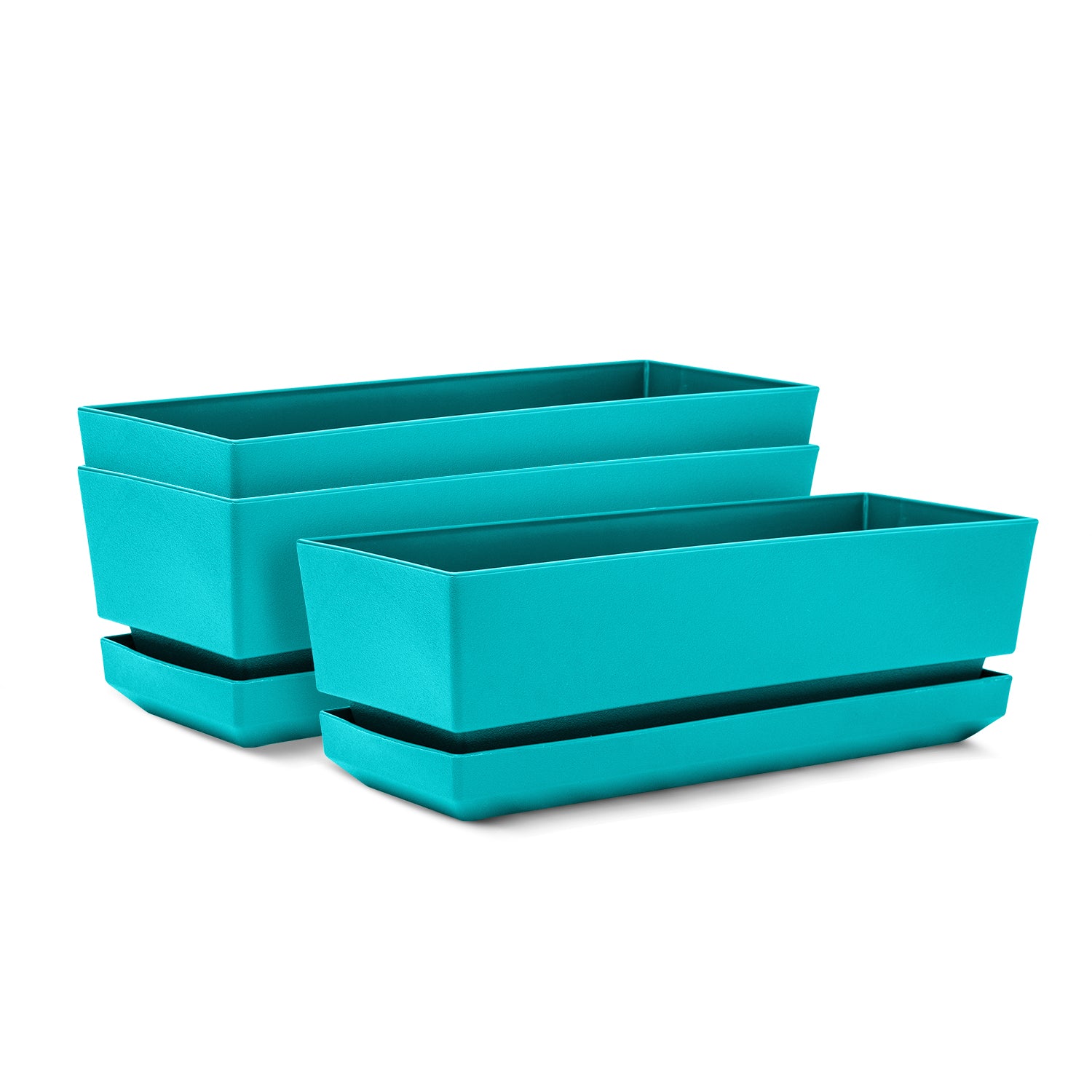 Rectangular Pot 12" L30 Textured Finish - Artistic Line