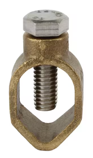 Rod Clamp Ground Brz