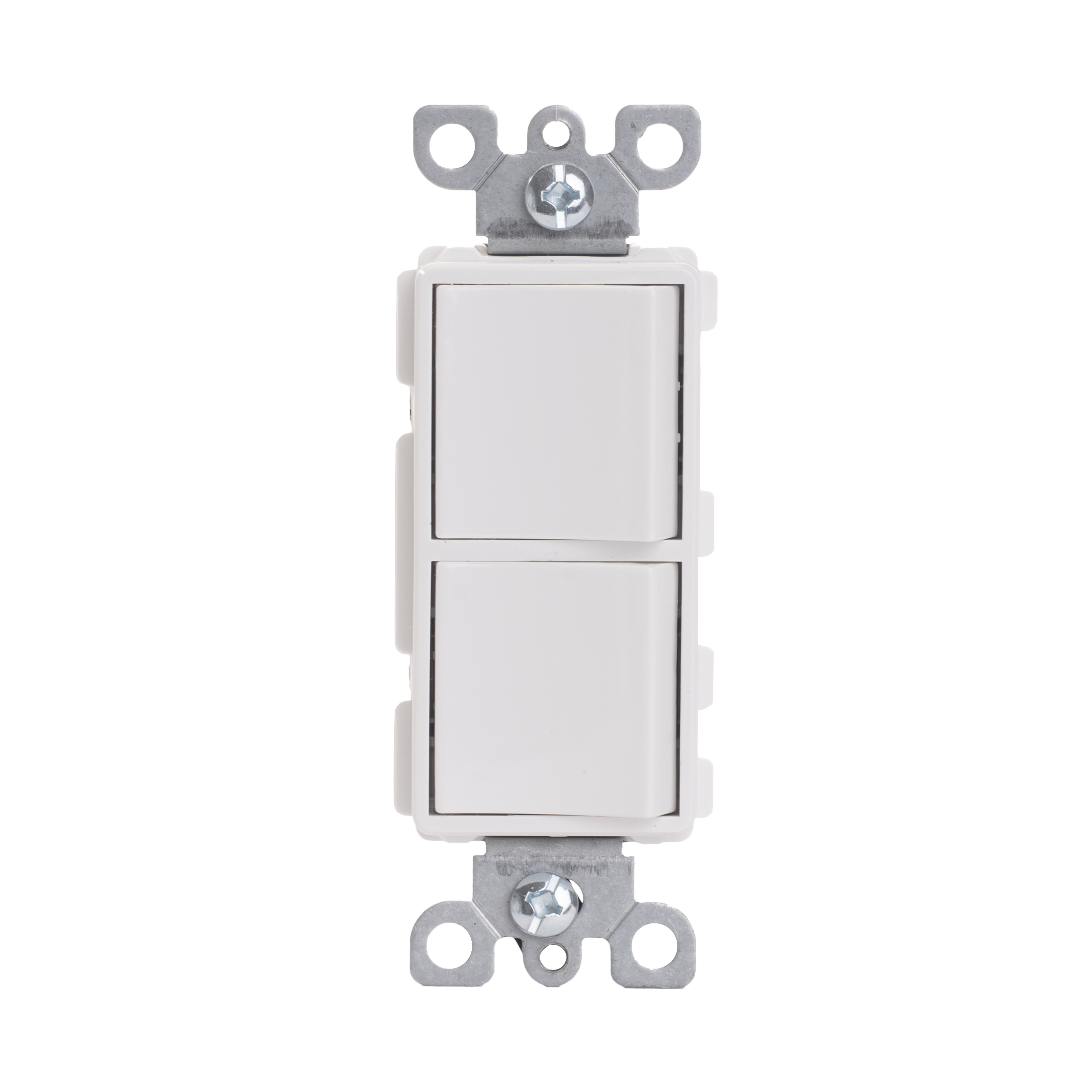 15A Dual Rocker Switches, Single-Pole/3-Way