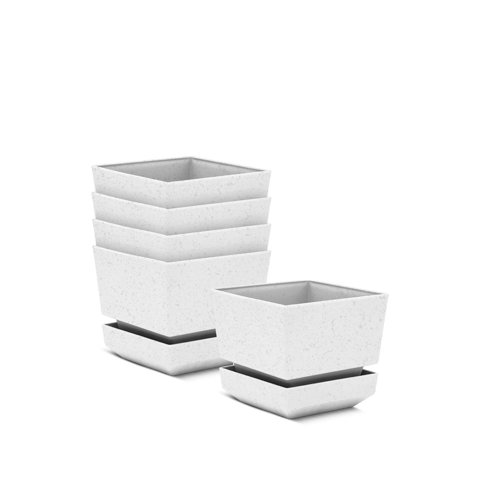 Square Pot 4" L12 Textured Finish - Artistic Line