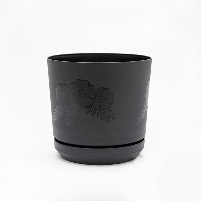 Cylindrical Pot 6" Floral  - Artistic Line